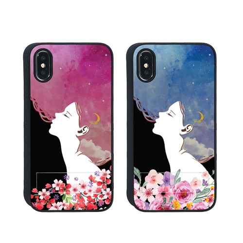【訳あり アウトレット】 iPhone XS / X ケース iPhone XR ケース Dparks spirit case フラワードリーム（ディーパークス スピリットケース）アイフォン カバー