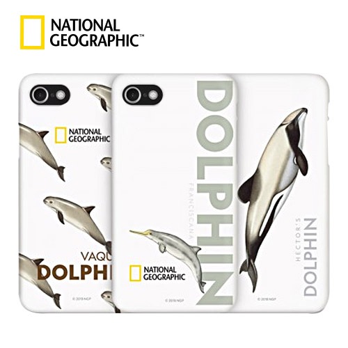 【訳あり アウトレット】 iPhone SE (第3世代) ケース カバー National Geographic Dolphin Series Case Slim Fit Hard [iPhone SE3/SE2/8/7]