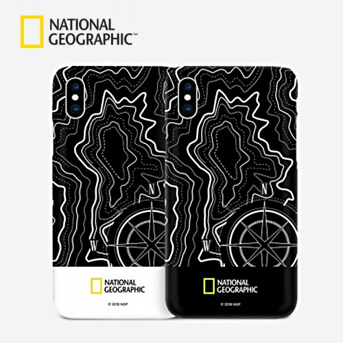 【訳あり アウトレット】 iPhone SE (第3世代) ケース カバー National Geographic Topography Case Double Protective [iPhone SE3/SE2/11 Pro/11/XS/X/8 Plus/7Plus/8/7]