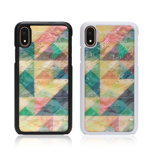 【訳あり アウトレット】 iPhone XR ケース天然貝 ikins Mosaic（アイキンス モザイク）アイフォン カバー