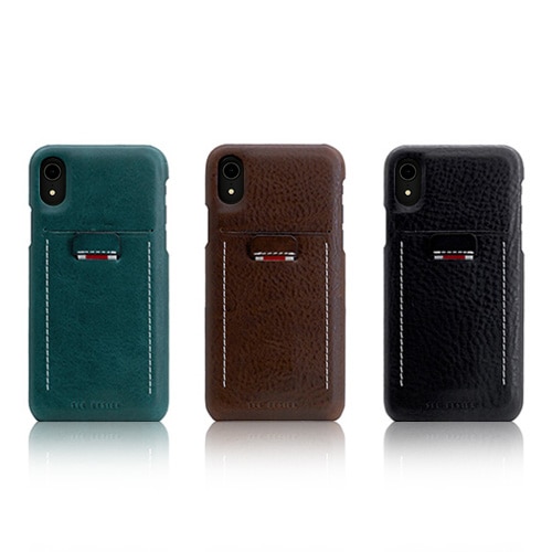 【訳あり アウトレット】 iPhone XR ケース本革 SLG Design Minerva Box Leather Back Case（エスエルジー ミネルバボックスレザーバックケース）アイフォン レザー カバー