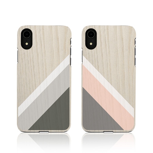 【訳あり アウトレット】 iPhone XR ケース Man&Wood Suit 木製 
