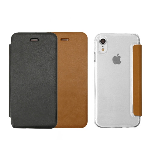 【訳あり アウトレット】 iPhone XS / X ケース iPhone XR ケース 背面クリア 手帳型 ZENUS Classic Clear Flip（ゼヌス クラシック クリア フリップ）ア