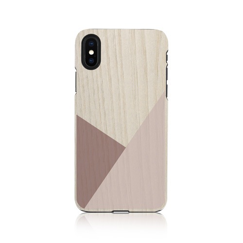 【訳あり アウトレット】 iPhone XS / X ケース天然木 Man&Wood Tulip（マンアンドウッド チューリップ）アイフォン カバー 木製