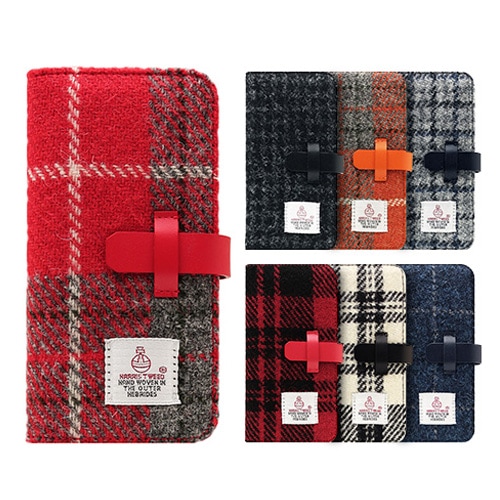 【訳あり アウトレット】 iPhone XS Max ケース SLG Design Harris Tweed Diary （ハリスツイードダイアリー） 手帳型 / 本革 / ハリスツイード |iPho