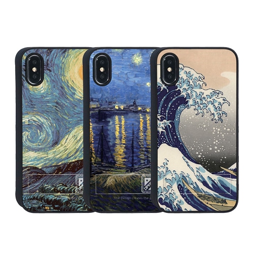 【訳あり アウトレット】 iPhone XS / X ケース iPhone XR ケース Dparks spirit case 名画シリーズ（ディーパークス スピリットケース）アイフォン カバー