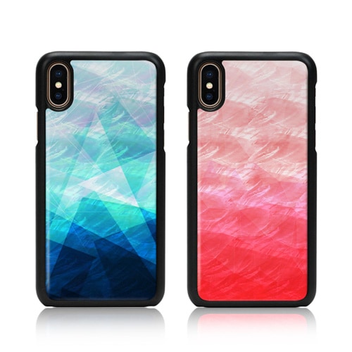 【訳あり アウトレット】 iPhone XS / X ケース天然貝 ikins Lake（アイキンス レイク）アイフォン カバー|iPhone用|アウトレット品