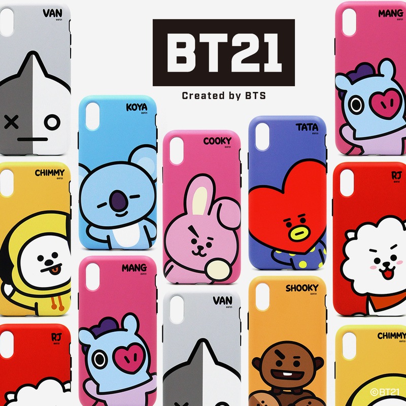 【訳あり アウトレット】 iPhone SE 第2世代 se2 ケース iPhone XS/X ケース iPhone 8/7ケース iPhone 8Plus/7Pluse ケース BT21 DUAL GUARD HI アイフォン カバー ユニバ―スター ラインフレンズ 公式ライセンス品 