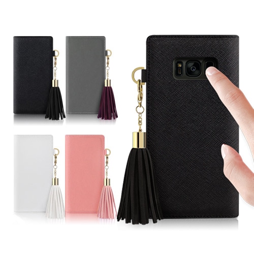 【訳あり アウトレット】 Galaxy S10 ケース 手帳型 DreamPlus Tassel Jacket（ドリームプラス タッセルジャケット） ギャラクシー カバー タッセル付き Galaxy 