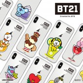 BT21 iPhone SE 第2世代 se2 ケース iPhone 11 Pro / iPhone 11 Pro Max / iPhone 11 ケース iPhone XS/X ケース iPhone8 ケース iPhone7 カバー CLEAR SOFT SUMMER DOLCE TPU 密着痕防止 アイフォン カバー ユニバ―スター ラインフレンズ【公式ライセンス商品】