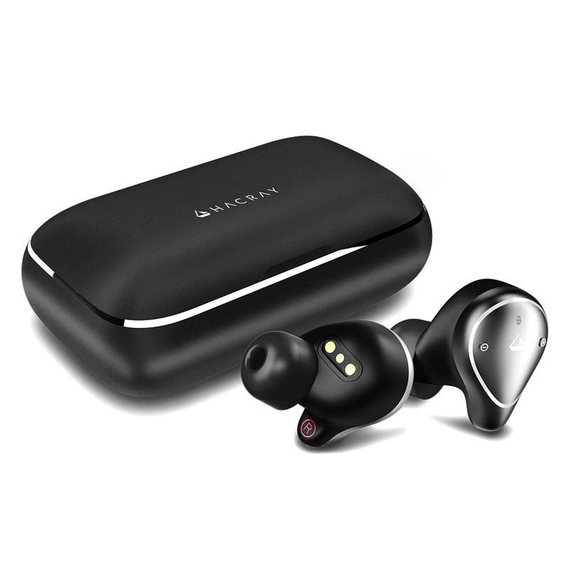 HACRAY W1 完全ワイヤレスイヤホン【カナル型 / 7時間連続再生 / IPX7防水】