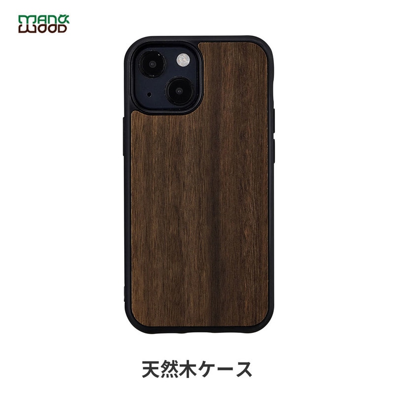 iPhone 13 Pro ケース 天然木 バックカバー Man&Wood Koala 【 iPhone 13 / 13 Pro / iPhone 12 Pro / 12 / 11 】 木製 背面カバー型 アイフォンケース