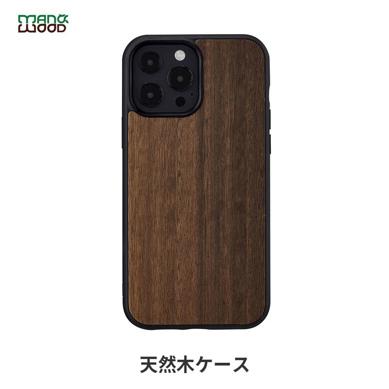 iPhone 13 Pro Max ケース 天然木 バックカバー Man&Wood Koala 【 Phone 12 Pro Max / 11 Pro Max 】 木製 背面カバー型 アイフォンケース 