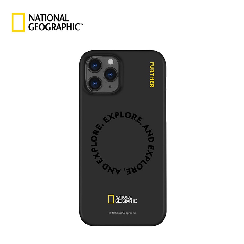 [公式ライセンス品] iPhone 12 mini / 12 Pro / 12 ケース [iPhone 11 Pro/11 ケース] National Geographic Explore Further Edition Carved Stamp Case ナショジオ