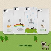 iPhone SE (第3世代) ケース カバー AKAN ソフトクリアケース MAINICHI NEKOTACHI  [iPhone SE3/SE2/8/7]|AKAN|ブランド