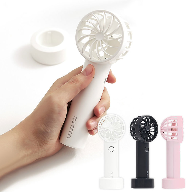 【訳あり アウトレット】 テレビ番組『はやドキ！』で紹介 BLUEFEEL PRO 超小型ヘッド ポータブル扇風機 携帯扇風機 ブルーフィール プロ 最大24時間 ドロンモーター 風速11m/s パワフル風力 ハンディファン モバイルファン モバイル扇風機 ミニ扇風機
