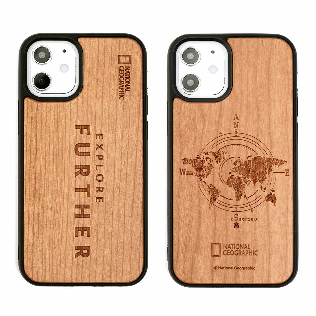 [公式ライセンス品] iPhone 12 mini / iPhone 12 Pro / 12  対応 ケース National Geographic Nature Wood Carving Case Futher Edition