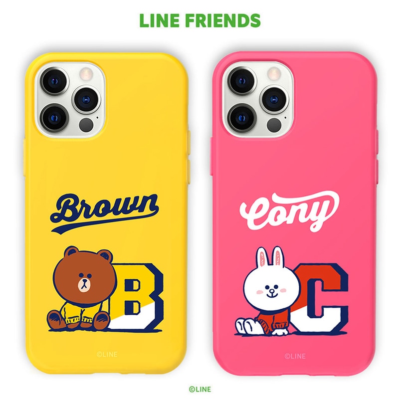 [公式ライセンス品] iPhone 12 mini / iPhone 12 Pro / 12  対応 ケース LINEFRIENDS VARSITY COLOR SOFT