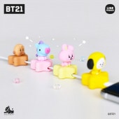 BT21 ベビーフェイス 可愛いケーブルマスコット [ 断線防止 ケーブルプロテクタ ライトニングケーブル断線防止  ] ケーブルアクセサリー BT21 キャラクター グッズ