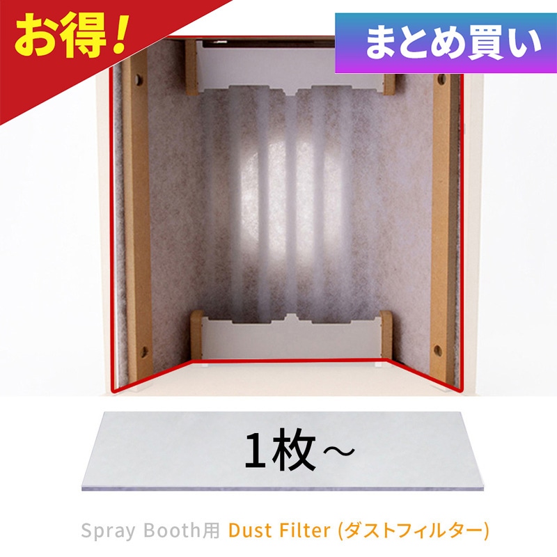 Arttystation【オプション品】 塗装ブース（Spray Booth）用 Filter（フィルター）1枚