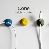 Lead Trend ケーブルホルダー CONE（5個入り）【 円錐形 コーン シリコン 】ケーブルを固定 パントンカラー クリップ