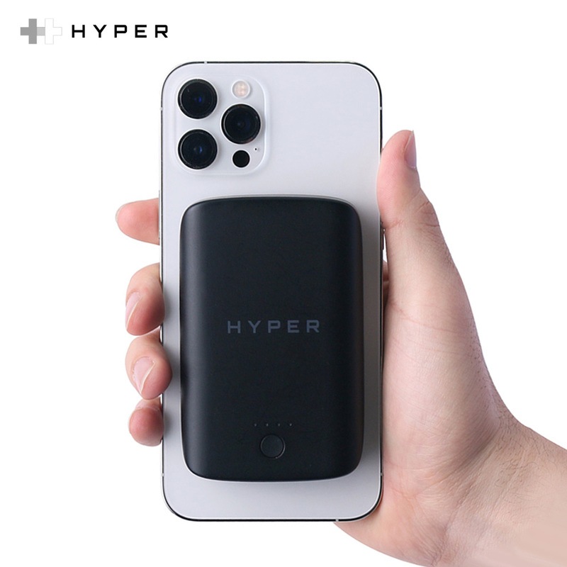 HyperJuice マグネット式 ワイヤレス モバイルバッテリー [MagSafe対応 iPhone用 充電器] HYPER++
