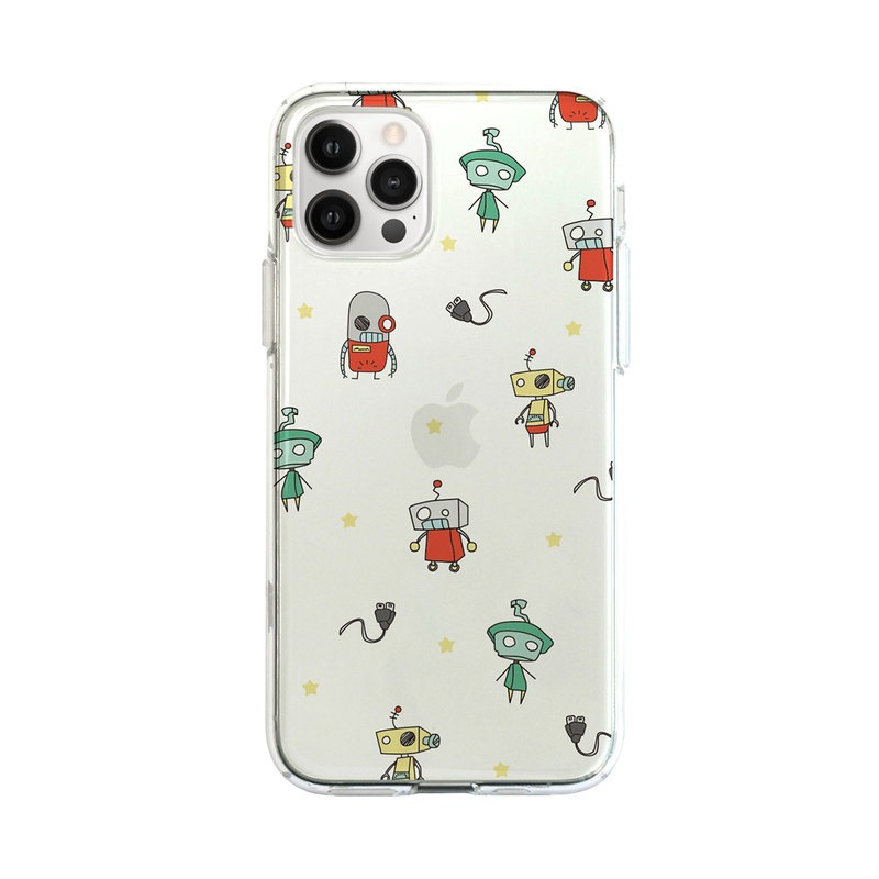 【訳あり アウトレット】 iPhone 12 Pro Max 対応 ケース Dparks ソフトクリアケース CHAJI ROBOY