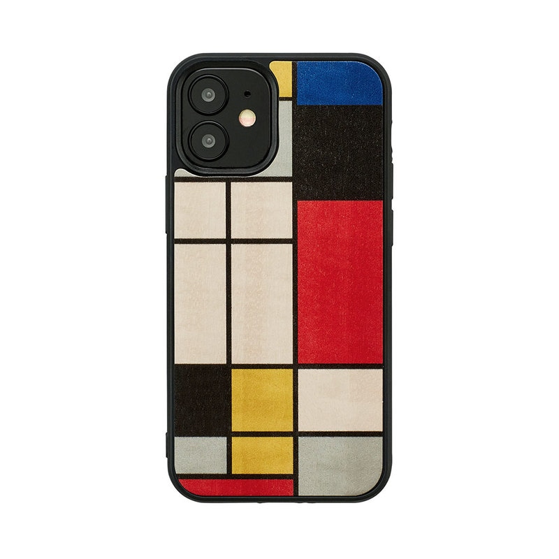 【訳あり アウトレット】 iPhone 13 mini ケース 天然木 バックカバー Man&Wood Mondrian Wood iPhone 12 mini / iPhone 11 Pro 木製 背面カバー型 アイフォンケース 