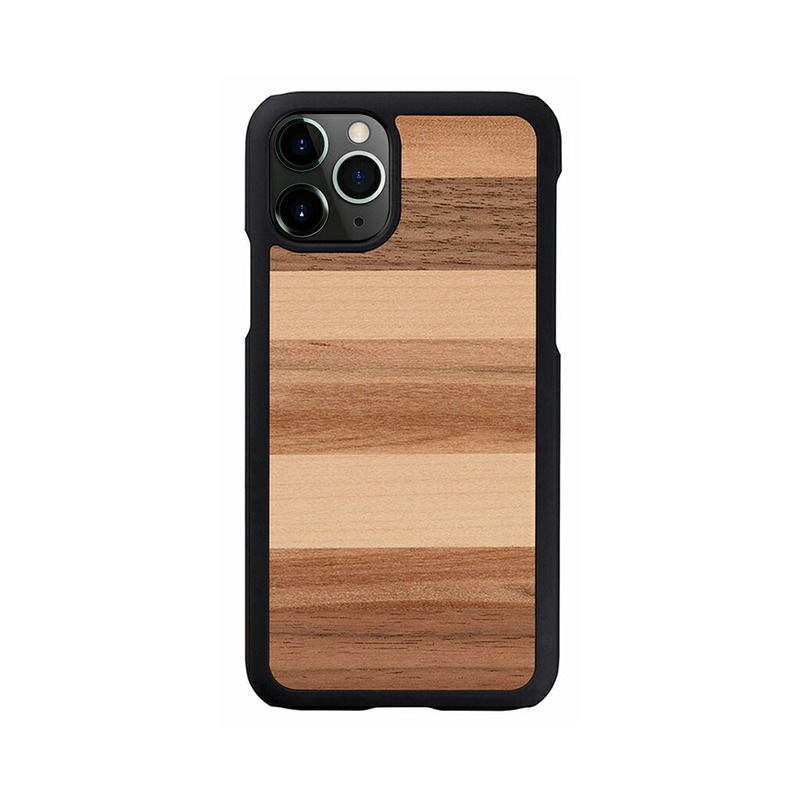 【訳あり アウトレット】 iPhone 11 Pro Max ケース 天然木 Man&Wood Sabbia（マンアンドウッド サッビア）6.5インチ アイフォン 背面 カバー スマホケース 木製
