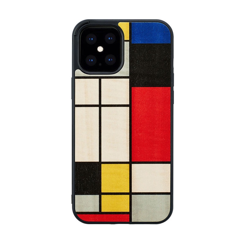【訳あり アウトレット】 iPhone 13 Pro Max ケース 天然木 バックカバー Man&Wood Mondrian Wood iPhone 12 Pro Max / iPhone 11 Pro Max 木製 背面カバー型 アイフォンケース