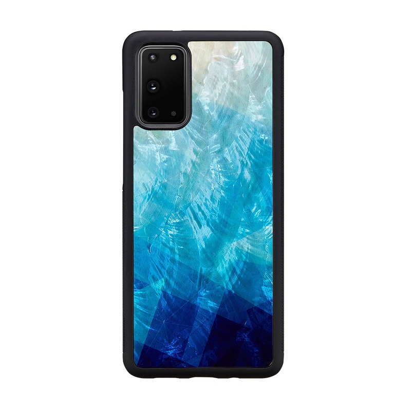 【訳あり アウトレット】 ikins Galaxy S20 ケース 天然貝ケース Lake（アイキンス レイク） 天然素材 ギャラクシー エストゥエンティ ファイブジー カバー 背面カバー 5G SC
