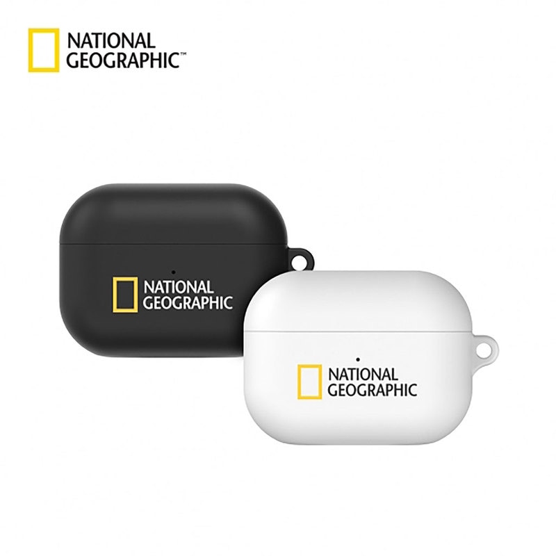 【訳あり アウトレット】National Geographic AirPods Pro ソフトケース 保護ケース TPU素材カバー セパレートタイプ S字カラビナ付き 落下防止 Apple ワイヤレスイヤホン エアーポッズプロ専用 カバー ワイヤレス充電対応【公式ライセンス商品】 