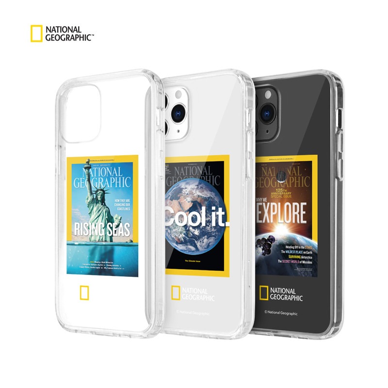 【訳あり アウトレット】 National Geographic iPhone 12 mini / iPhone 12 / 12 Pro ケース [ ナショナル ジオグラフィック 表紙風 雑誌風 ナシ
