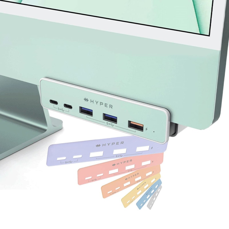 HyperDrive 5in1 USB-C Hub クランプ式 M4 / M3 / M1 iMac 24インチ 5ポート 拡張 Type C ハブ|Hyper|ブランド