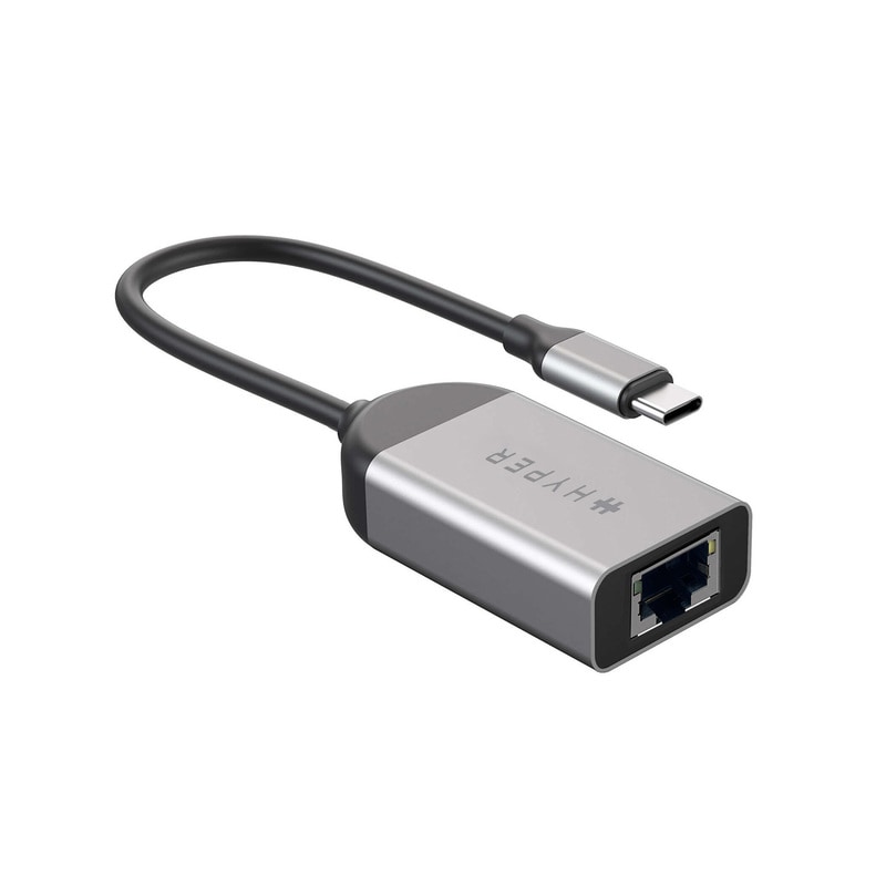 HyperDrive USB-C to 2.5Gbps Ethernet アダプタ [有線LAN 高速イーサネット Works With Chromebook認証]