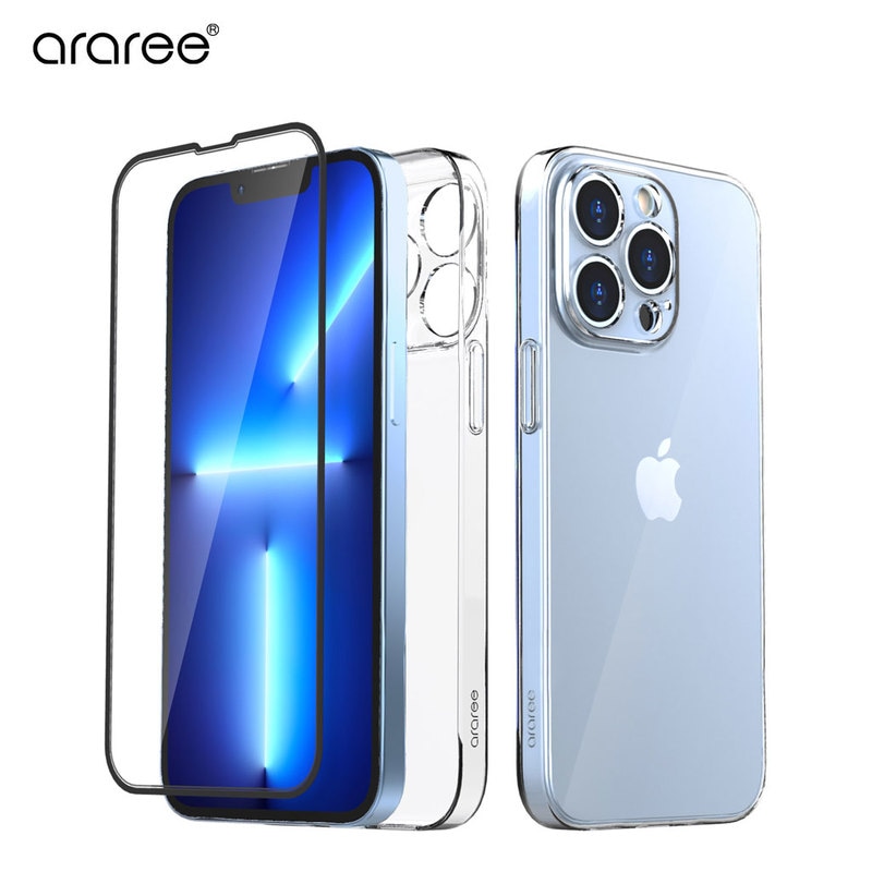 araree iPhone 13 Pro / 13 Pro Max 用 core Nukin 360 フルカバー クリア