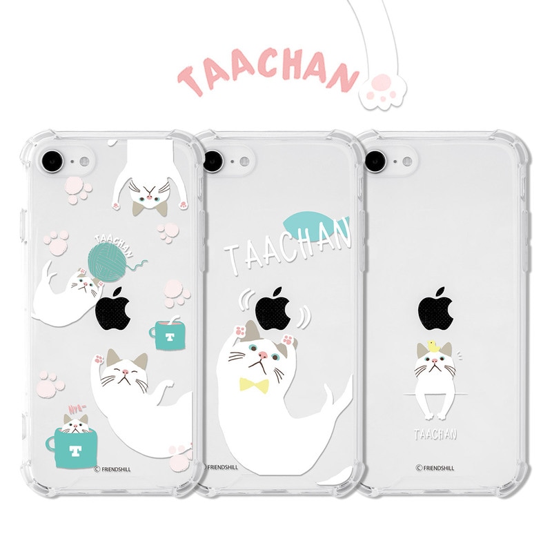 [iPhone SE (第3世代)/8/7 用] ターチャン 衝撃吸収 ハイブリッドケース カバー 公式ライセンス品|abbi FRIENDS|ブランド