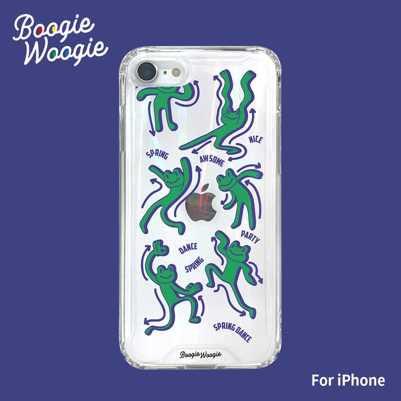 iPhone SE3 ケース カバー BOOGIE WOOGIE オーロラケース Spring Dance【 iPhone SE (第3/2世代)、 / 8 / 7 】 