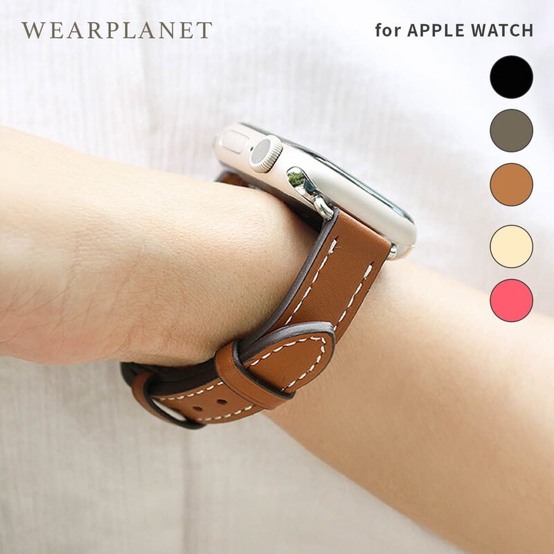 アップルウォッチ Slim Line クラシック本革バンド 交換バンド for Apple Watch 49mm, 46/45/44/42/41/40/38mm (Ultra2/1,Series10-1,SE)
