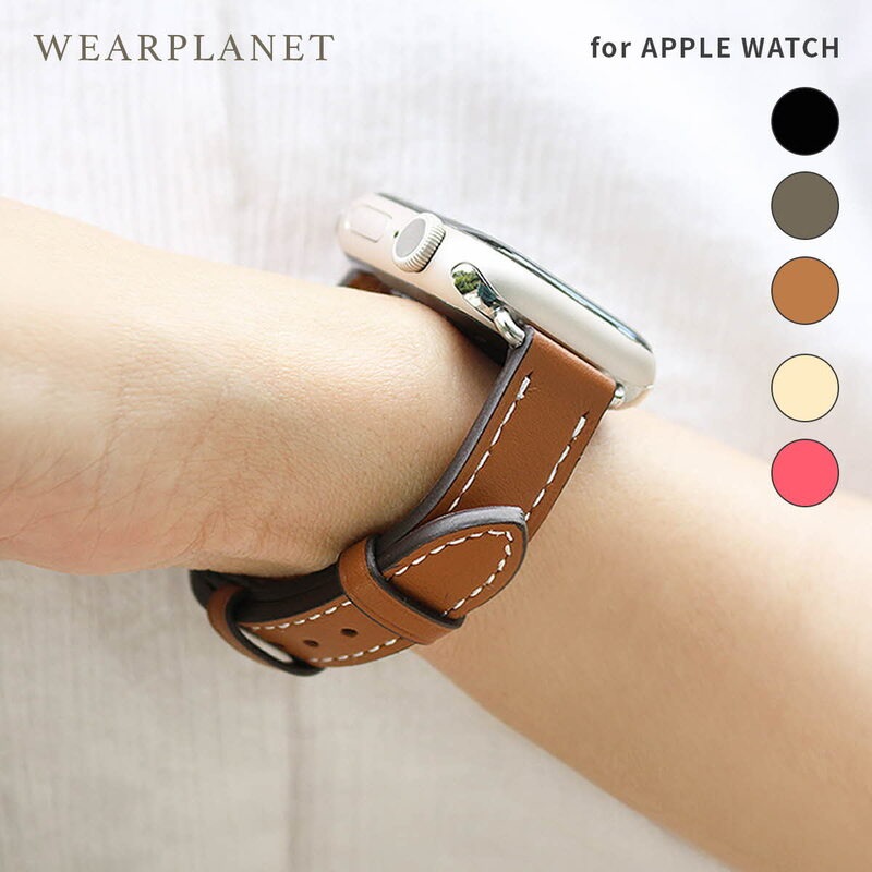 アップルウォッチ Slim Line クラシック本革バンド 交換バンド for Apple Watch 49mm, 46/45/44/42/41/40/38mm