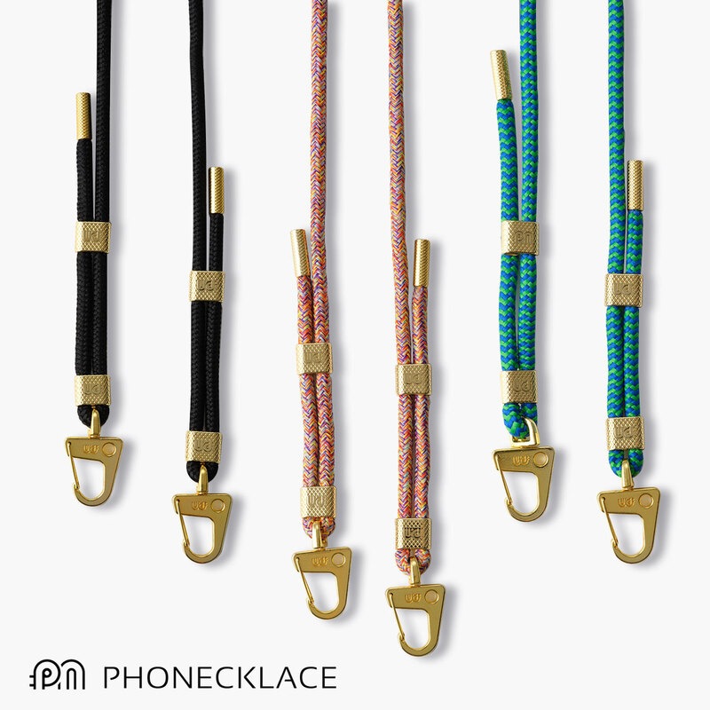 PHONECKLACE クロスボディロープストラップ スマホiPhone用