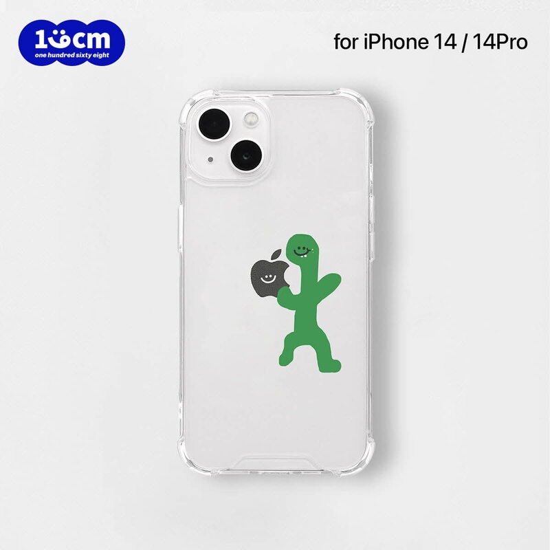 168cm [ iPhone 14 / 14 Pro / iPhone 13 ] SUPER TANK CASE Olly with リンゴ