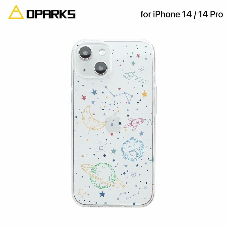 Dparks [ iPhone 14 / 14 Pro ] ソフトクリアケース COSMOS