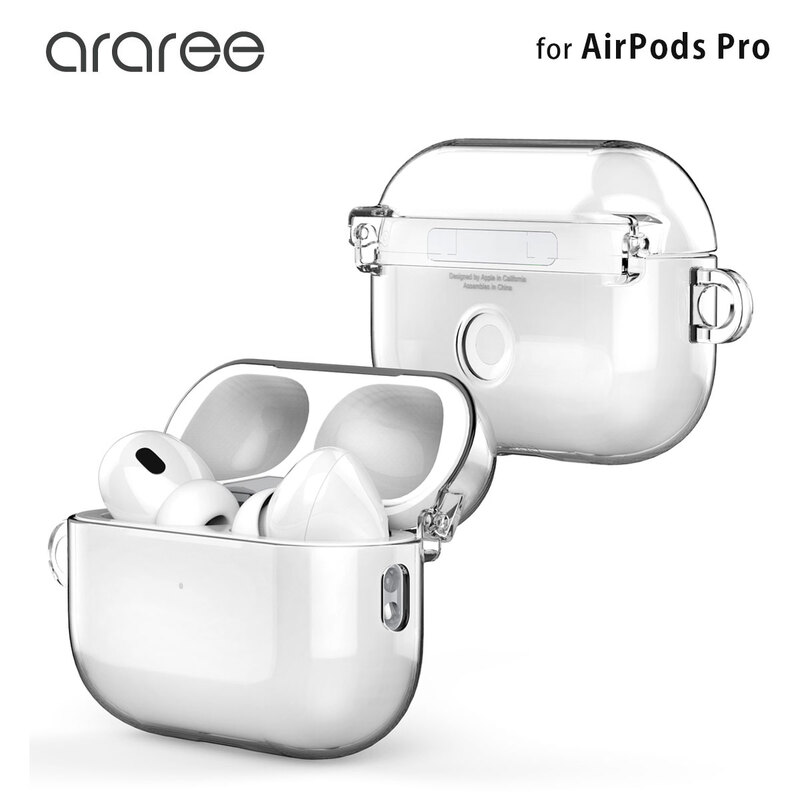 araree AirPods Pro (第2世代/第1世代）ハードクリアケース Nu:kin