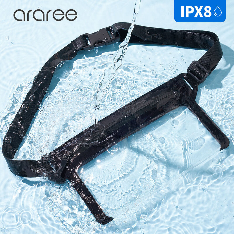 araree IPX8 防水クロスパック for iPhone Galaxy Android 小物ポーチ