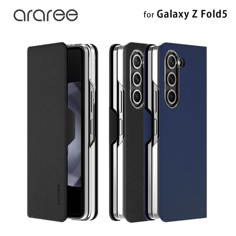 araree Galaxy Z Fold5 ケース Bonnet Diary フック式カバー [SAMSUNGの公式認証品]