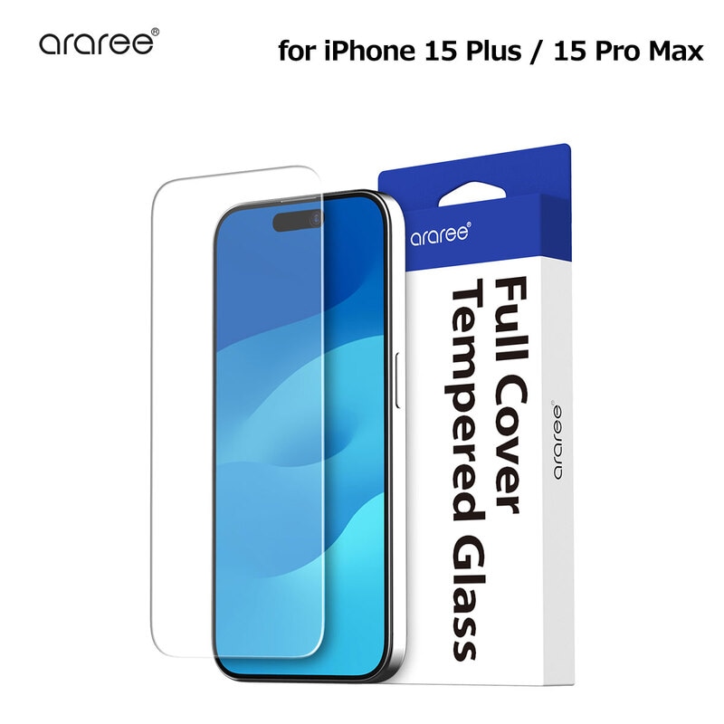 araree [ iPhone 15 Pro Max / 15 Plus 用] core 液晶保護ガラスフィルム クリア 画面 保護フィルム|araree|ブランド