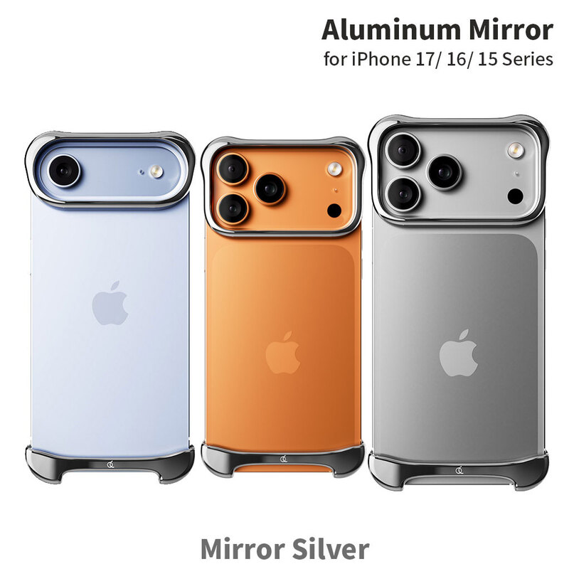 【ミラーシルバー】ArcPulse iPhone16Pro バンパー 公式サイト】Arc - Arc Pulse アルミ・ミラーシルバー【iPhone