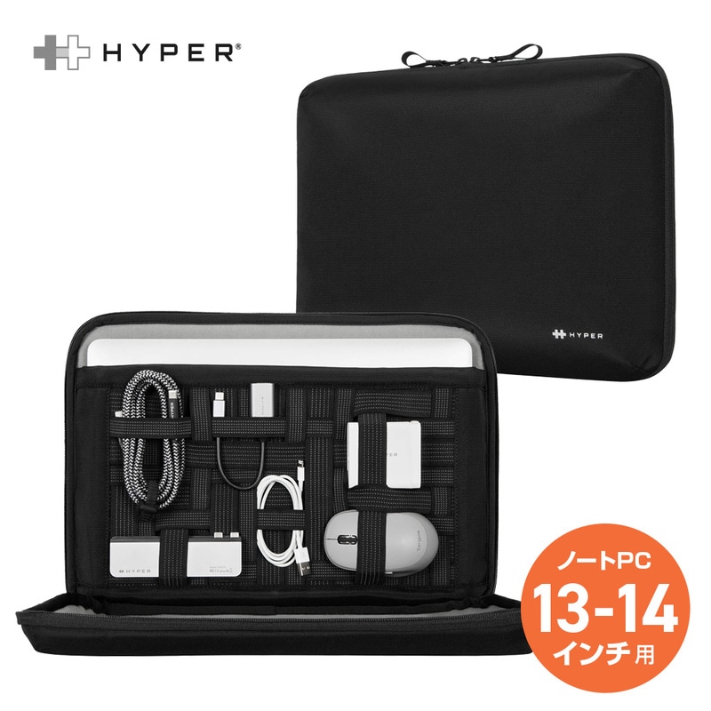 HyperShield 13-14インチ用 Stash & Go Sleeve ノートPCケース 