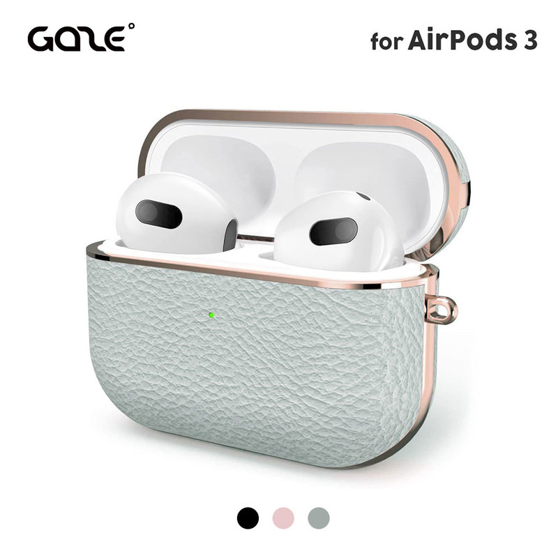 【訳あり アウトレット】 GAZE AirPods 3ケースカバー 本革 レザーケース [ ハード ワイヤレス充電 Qi 対応 ]